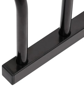 Suport de biciclete, pentru 6 biciclete, negru, otel