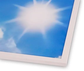 Brilagi-LED Corp de iluminat LED dimabil SLIMFRAME LED/58W/230V 60x60 cm argintiu/albastru + telecomandă