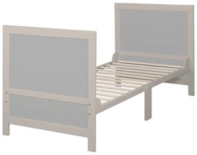 Pătuț gri cu înălțime reglabilă 70x140 cm Easy Sleep – Roba