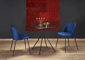 PROMOTIE Masa de dining neagra PHANTOM 80x80 II. calitate