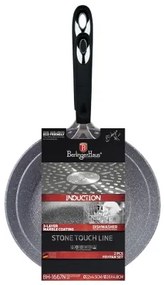 Set 2 tigai marmorate (3 straturi) din aluminiu forjat Gray Stone Touch Line Berlinger Haus BH 1667N