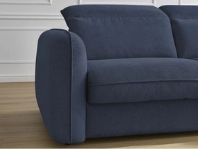 Canapea neagră 216 cm Achille – Bobochic Paris