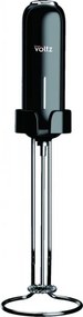 Mini mixer pentru frappe si lapte Oliver Voltz OV51163G, 0,5 W, Сuport, 2 baterii AA, Negru