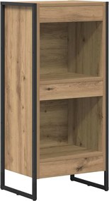 vidaXL Dulap pentru cărți Stejar artizanal 80 x 30 x 155 cm