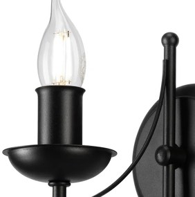 Lampă de perete DONATO 1xE14/40W/230V negru