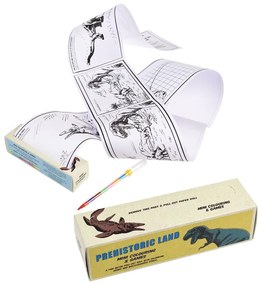 Set de călătorie pentru colorat și făcut puzzle-uri Rex London Prehistoric