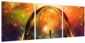 Tablou - Profeție (cu ceas) (90x30 cm)