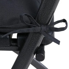 Deuba 4 x perne confortabile - antracit