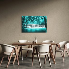 Tablou - Cascada albastră (90x60 cm)
