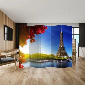 Paravan - Toamna la Paris (210x170 cm)