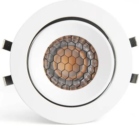 Spot LED incastrat directionabil IP44 KIVI alb 5W 2700K
