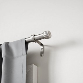 Galerie de perdea argintie extensibilă din oțel 168 - 305 cm Cleo – Umbra