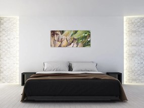 Tablou cu veverița în copaci (120x50 cm)