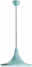 Lustra TOM 3531, turcoaz, metal, 30x30-117 cm