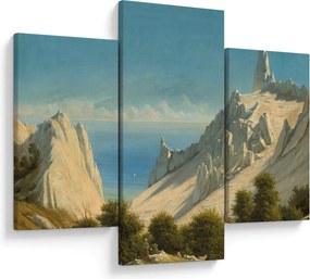 Tablou - Georg Emil Libert, View of Sommerspiret, the Cliffs of Møn, reproducere (90x60 cm)