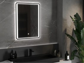 Mexen Zusa oglindă de baie iluminată 60 x 80 cm, LED 6000K, anti-ceață - 9808-060-080-611-00