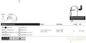 Lampa cu clips moderna STUDIO crom 51134