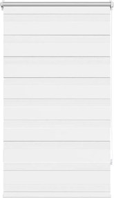 vidaXL Jaluzea Zebră 90,9x150 cm Lățime material 86,7 cm alb