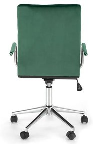 Scaun de birou Gonzo 4 Velvet Verde – H105 cm