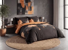 Lenjerie de pat din microfibra flanel DANDELUNE gri inchis Dimensiune lenjerie de pat: 70 x 90 cm | 140 x 200 cm