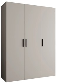 Dulap de haine 150 cm Borry 1 (Cașmir + Negru). 1125764