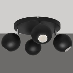 Spot LED MIDWAY 4xGU10/6,5W/230V negru