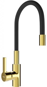 Mexen Flex baterie de bucătărie, Aurie/Neagră - 670900-57