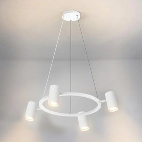 Brilagi - Lustră suspendată pe cablu SELE 4xGU10/30W/230V albă