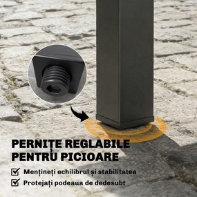 Outsunny Masă Mare pentru Exterior, Grădini, Terase și Spații Verzi | Aosom Romania