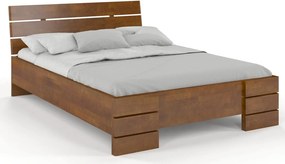 Pat lemn masiv Înalt TerraCraft Fag Personalizabil - 200x200cm
