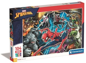 Omul Păianjen Enemies Puzzle maxi de 104 piese Clementoni