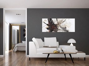 Tablou cu pictură abstactă (120x50 cm)