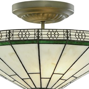 Lustra clasica sticla tiffany New York 2L 4417-17 SRT