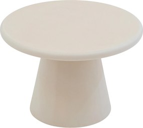 Măsuță de cafea rotundă Clav 60 cm - bej