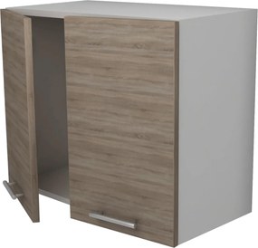 Corp Superior Hota Lecce, Stejar Sonoma Inchis/Alb, 60 x 30 x 50 cm