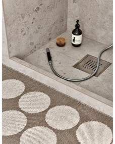 Covor tip traversă pentru interior și exterior maro/bej 70x160 cm Hugo Walnut Linen – Pappelina