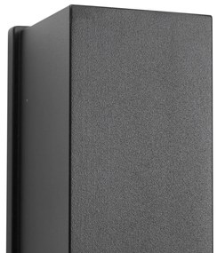 Lampă de perete neagră magnetică cu LED reîncărcabilă - Baleno