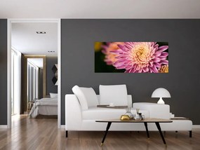 Tablou detailat cu flori (120x50 cm)
