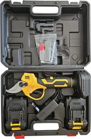 Foarfecă de grădină cu acumulator HAYAMI HA-1040 + cutie + 2 baterii