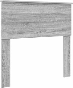 vidaXL Tăblie cap Gri Sonoma 80 cm Lemn compozit
