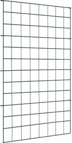 vidaXL Set gard pentru iaz 8 pcs Verde 50 x 80 cm Oțel