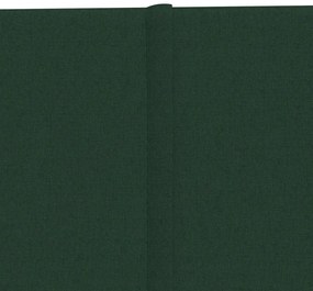 Panouri de perete 12 buc. verde inchis 90x15 cm textil 1,62 m   12, Verde inchis, 90 x 15 cm