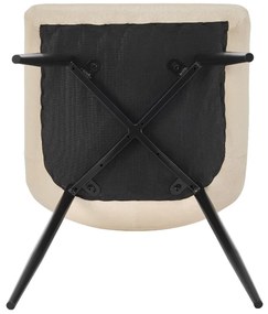 Jusky Set 2 scaune de sufragerie Blanca - bej