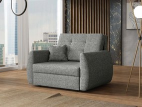Fotoliu extensibil Clovea Art I (Gri) (cu sp. depozitare). Promo -16%. 1105644