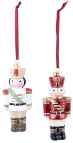 Set 2 ornamente suspendate în formă de soldat Ego Dekor