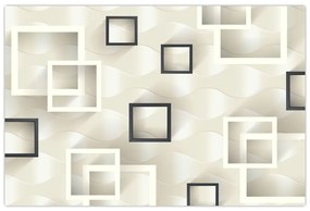 Tablou geometric abstract (90x60 cm)