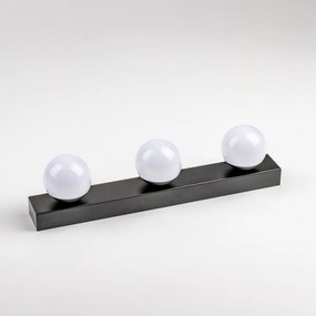 BRILAGI - SET 2x LED Aplică de perete pentru baie HOLLYWOOD 3xLED/3W/230V 39 cm IP44 negru