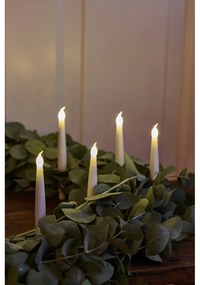 Decorațiune luminoasă de Crăciun albă 10 buc. ø 2 cm Carolin – Sirius