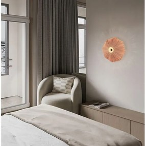 Aplica de perete cu design texturat ELVIO caramiziu 45cm