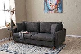 Canapea trei locuri Evelyn (Antracit). 1073292